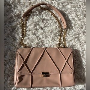 Dusty Pink Shoulder/Crossbody Purse